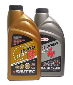 Тормозная жидкость SINTEC EURO DOT6 – лидер теста «За рулем» SINTEC SUPER DOT 4 – среди лучших